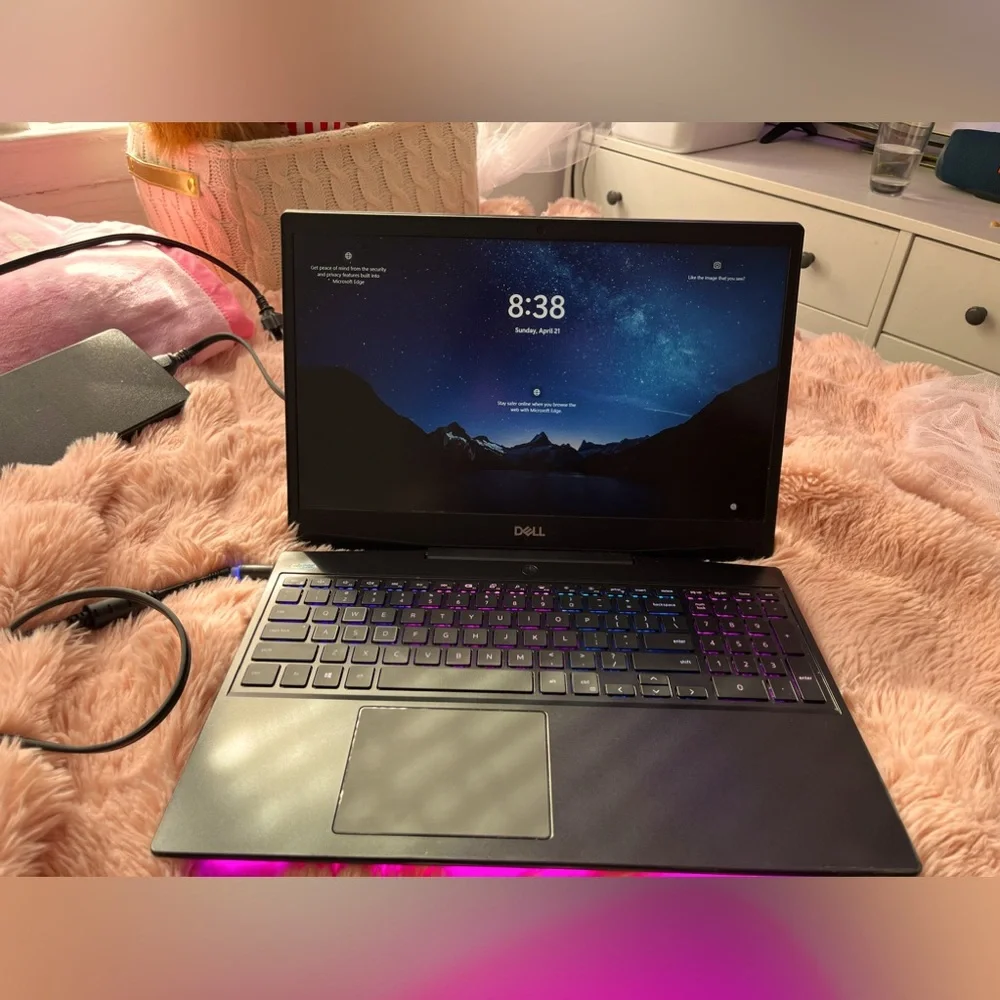 Dell G5 15.6 gaming laptop with charger
